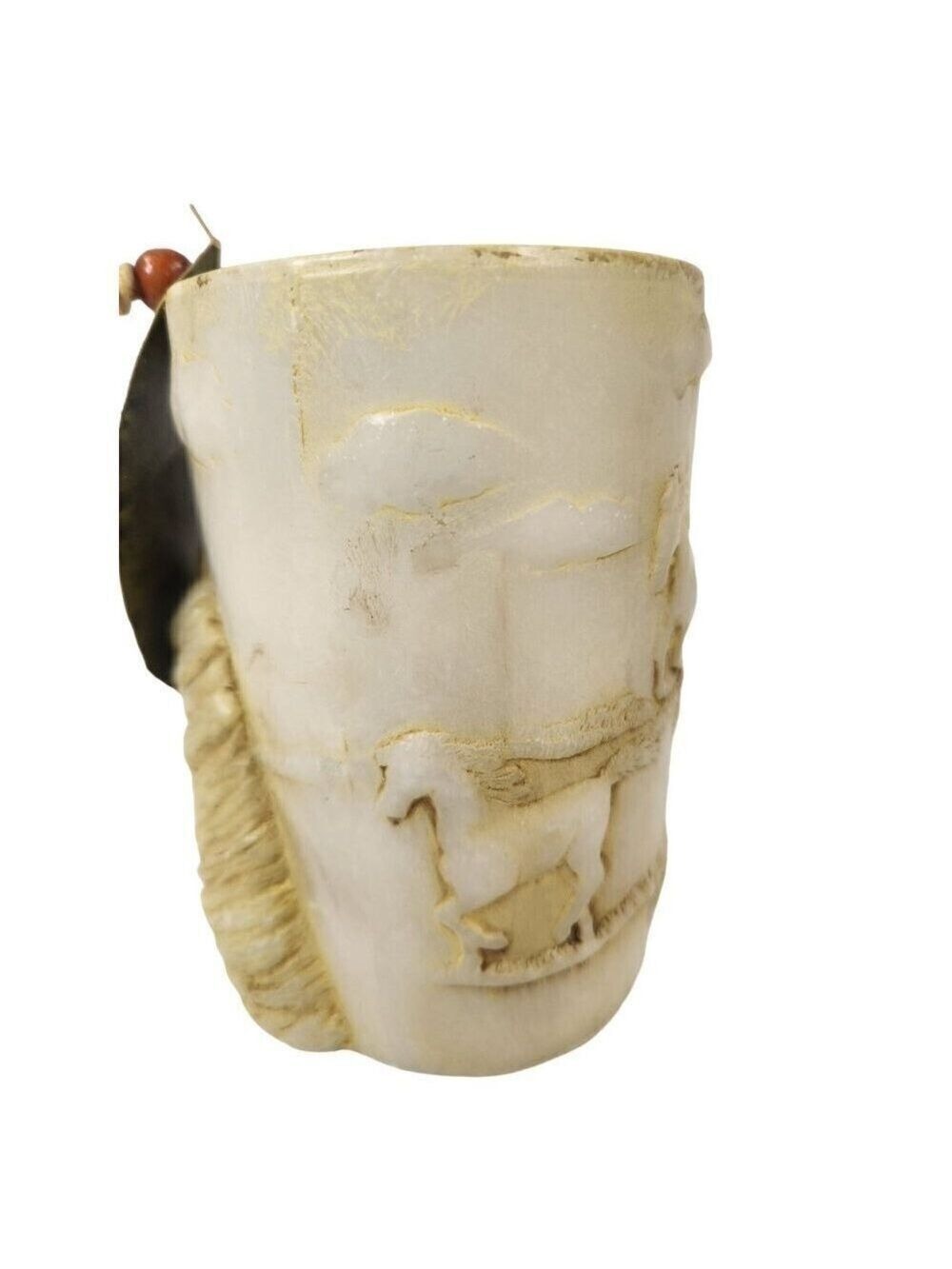 Horse Candle Decor 3D Pillar Candle Cream Color 5.5 Inch Beautiful Animal Spirit - Picture 2 of 7